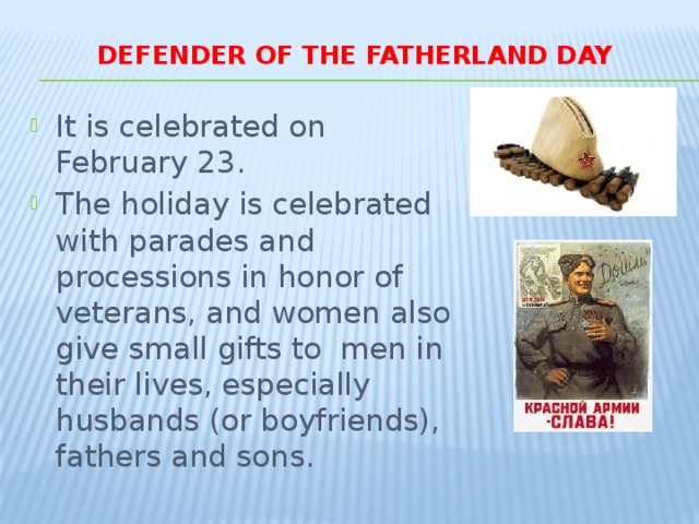 Defender of the Fatherland Day