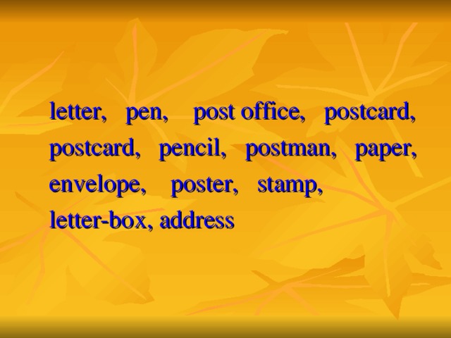 letter, pen, post office, postcard, postcard, pencil, postman, paper, envelope, poster, stamp, letter-box, address
