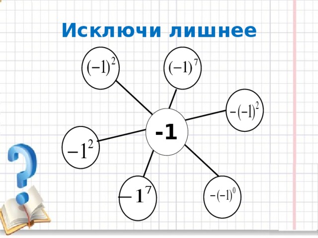 Исключи лишнее -1