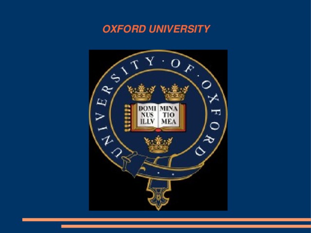 OXFORD UNIVERSITY