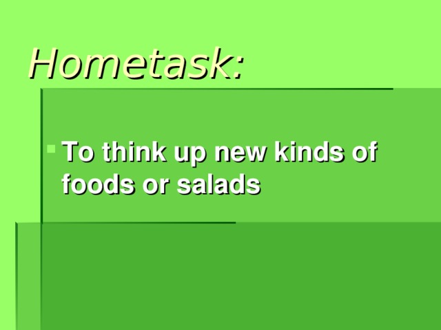 Hometask: