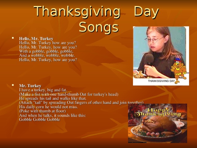 Thanksgiving   Day   Songs 