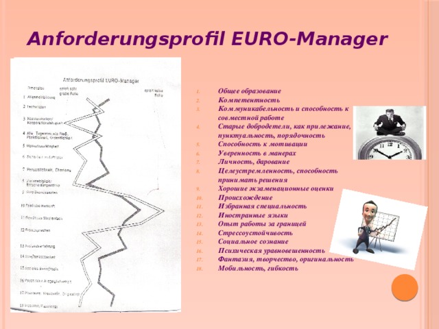 Anforderungsprofil EURO-Manager