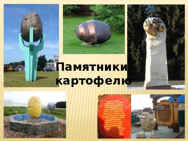 Памятники картофелю