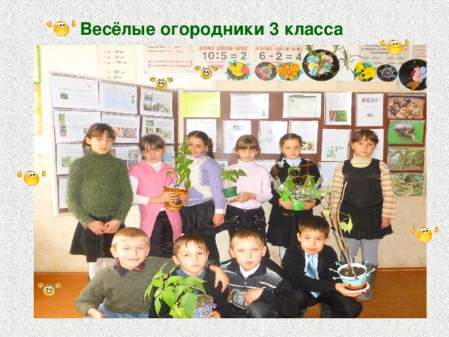 Весёлые огородники 3 класса