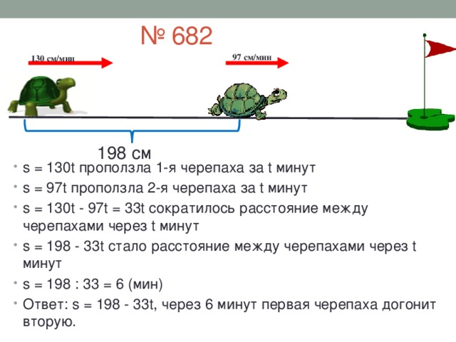 № 682  97 см/мин  130 см/мин 198 см