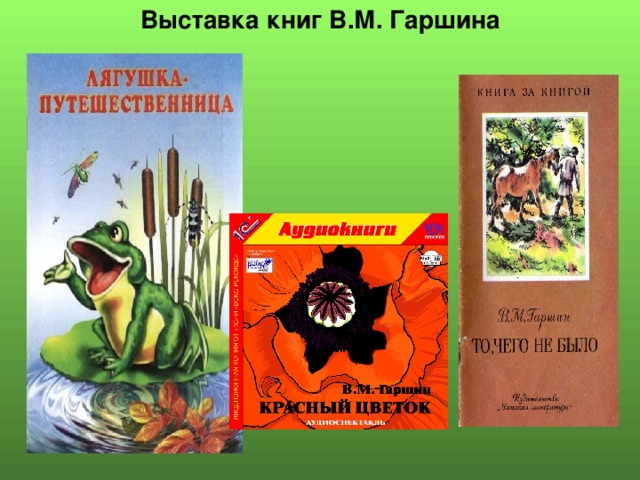 Выставка книг В.М. Гаршина