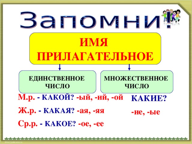 3 в русском языке прилагательное