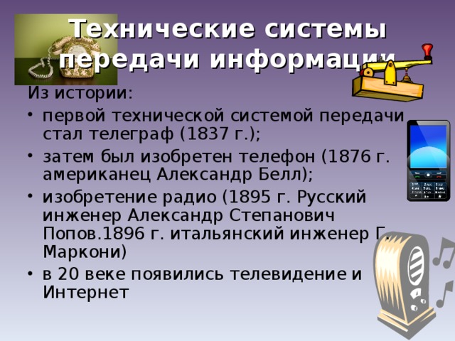 Способы передачи информации в компьютере