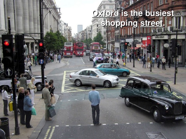 Oxford is the busiest shopping street .