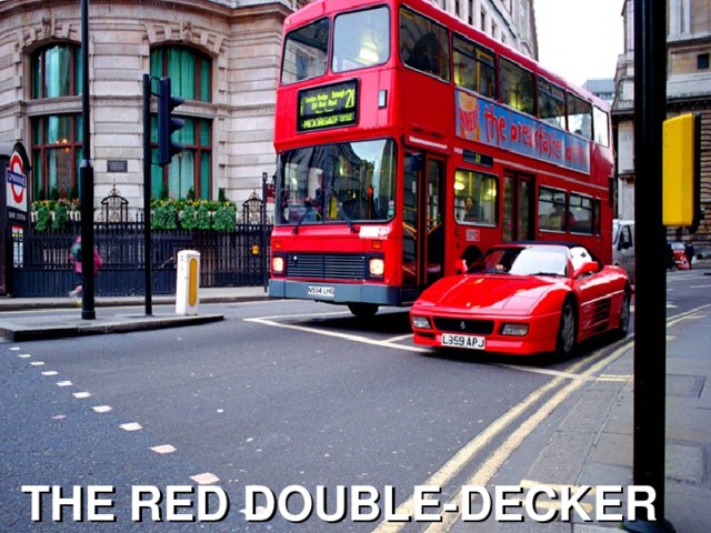 THE RED DOUBLE-DECKER