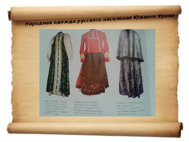 Народная одежда русского населения Южного Урала