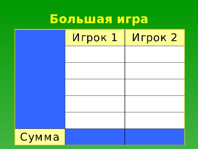 Большая игра