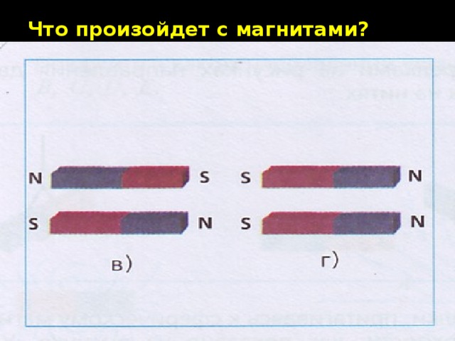 Что произойдет с магнитами?