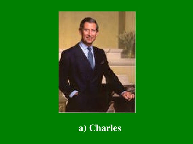 a) Charles