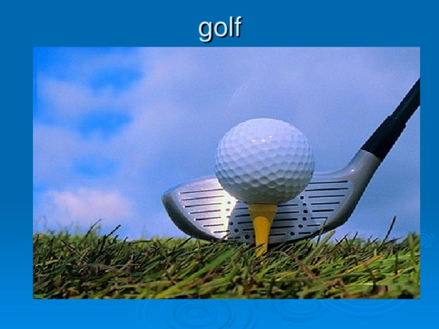 golf