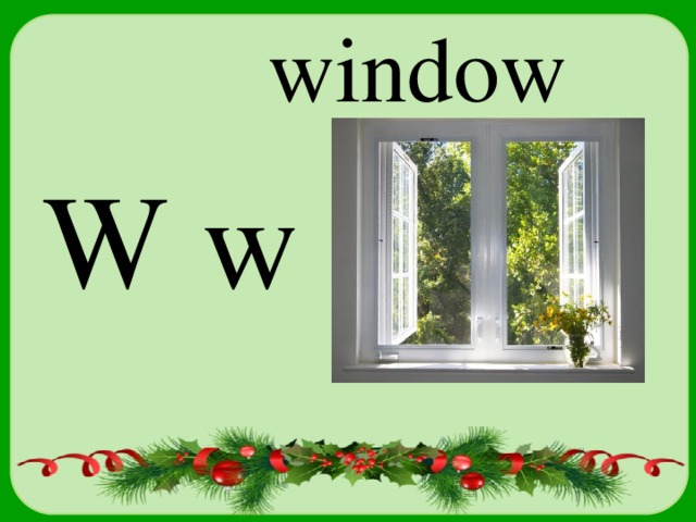 window W w