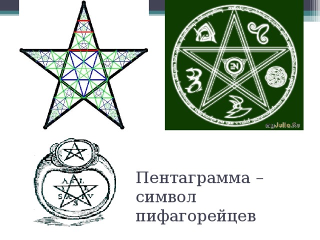 Пентаграмма – символ пифагорейцев