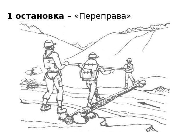 1 остановка – «Переправа»