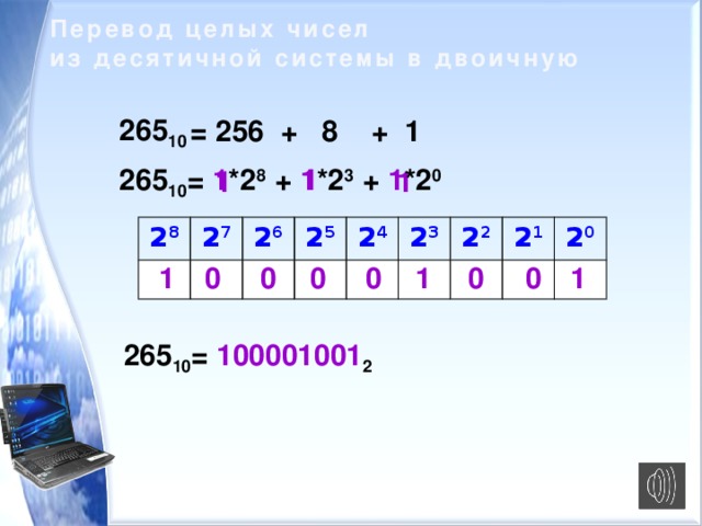 1 целая 1 3 перевести в десятичную. Число 256 в двоичной системе. Переведите число в двоичную систему число 10. 10 (Число в двоичной системе счисления) в десятичной системе СЧ. 256 Из десятичной в двоичную.