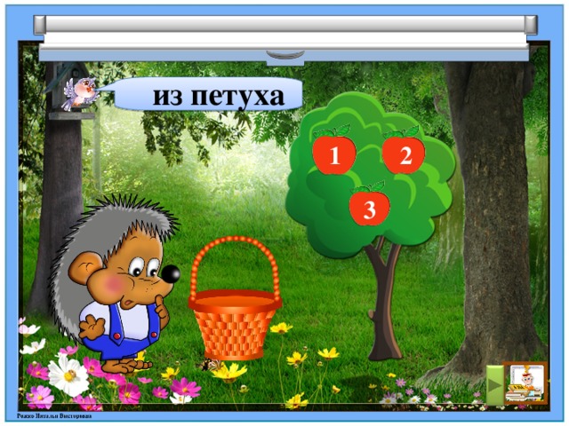 из петуха 1 2 3