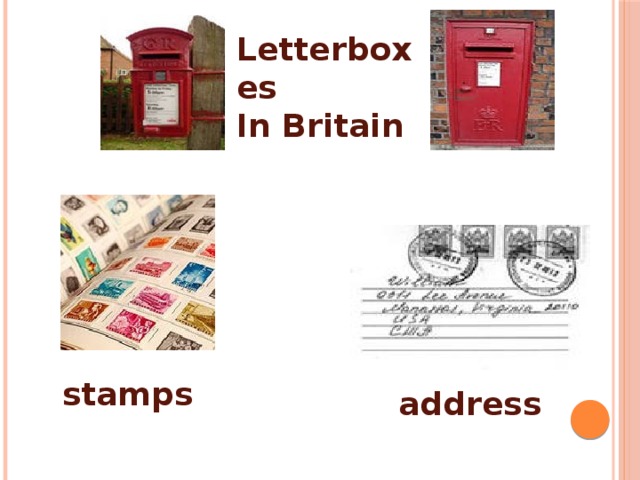 Letterboxes In Britain stamps address