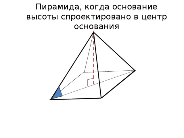 Основание высоты. Основание высоты пирамиды. Центр основания пирамиды. Центр основания тетраэдра. Высота основания пирамиды рисунок.