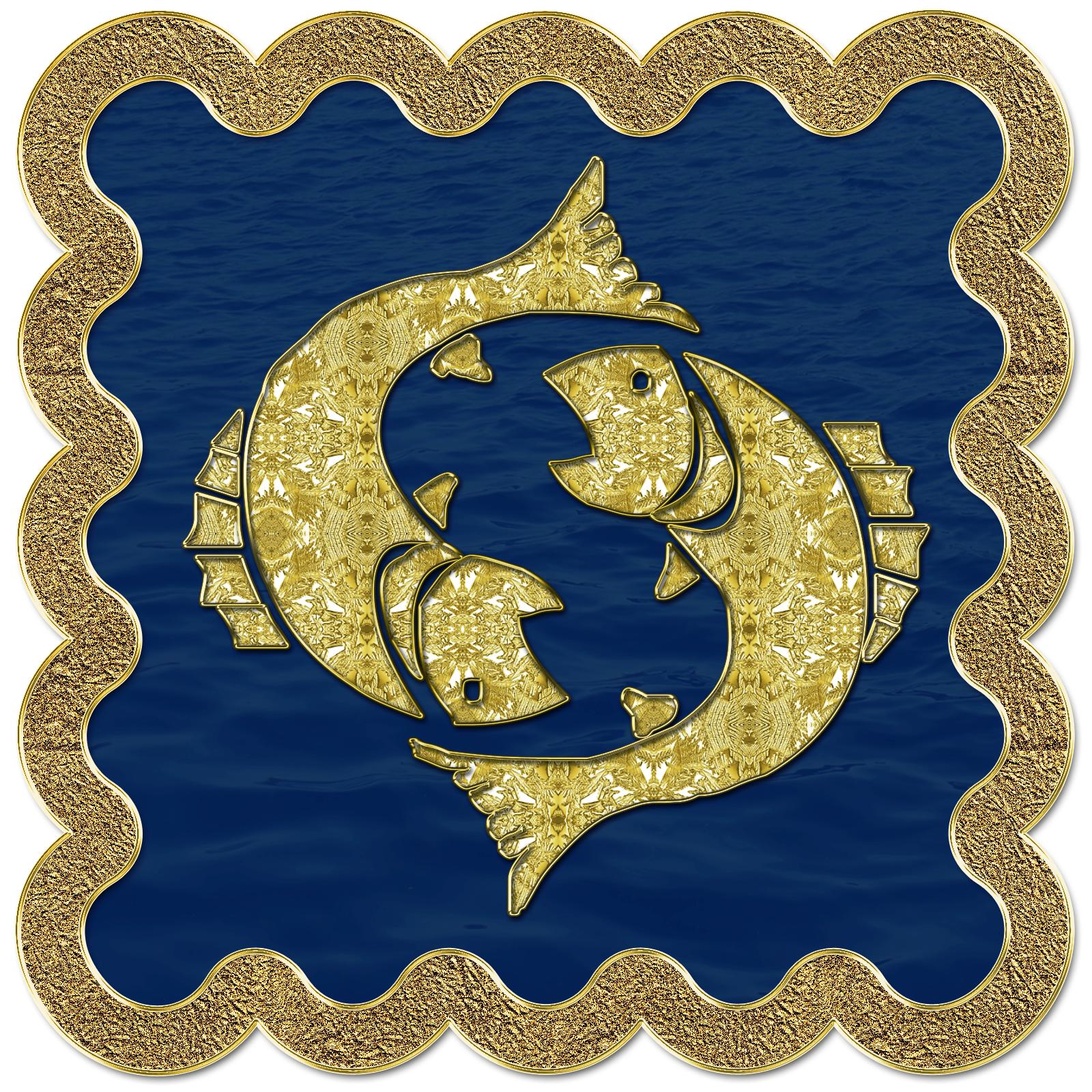 Рыбы Зодиак символ