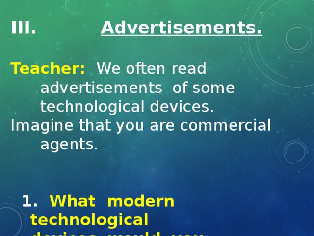 Advertisements.