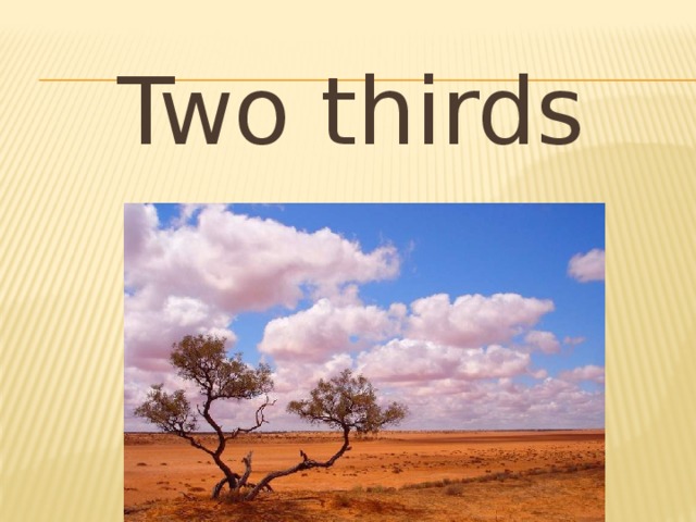 Two thirds