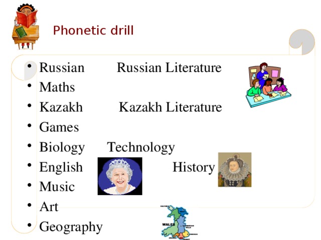 Phonetic drill