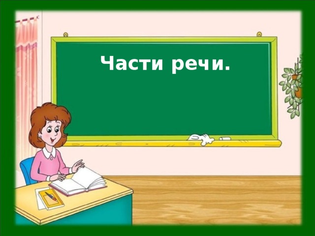 Части речи.