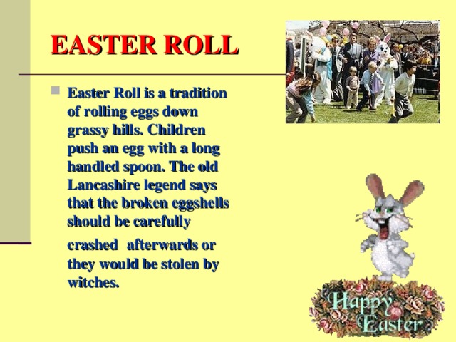 EASTER ROLL