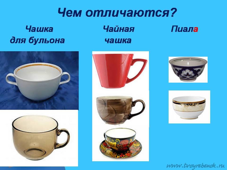 Чашка и кружка разница