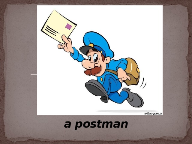 A postman letters