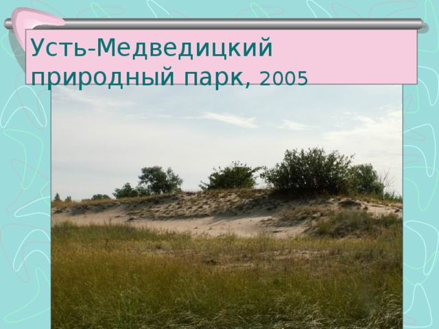 Усть-Медведицкий природный парк, 2005