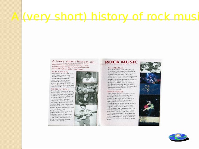 A (very short) history of rock music