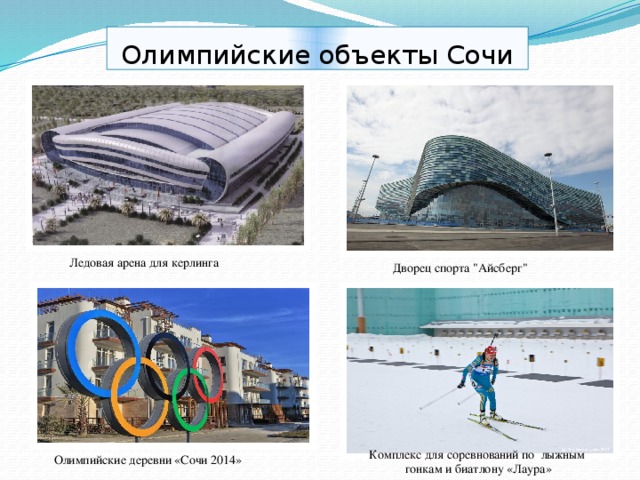 Олимпийские объекты Сочи  Ледовая арена для керлинга  Дворец спорта 