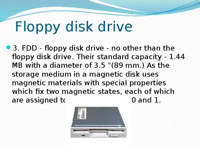 Floppy disk drive