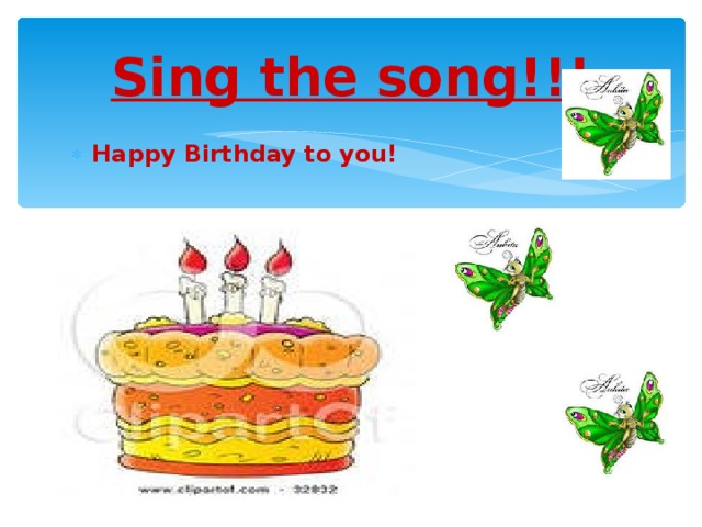 Sing the song!!!