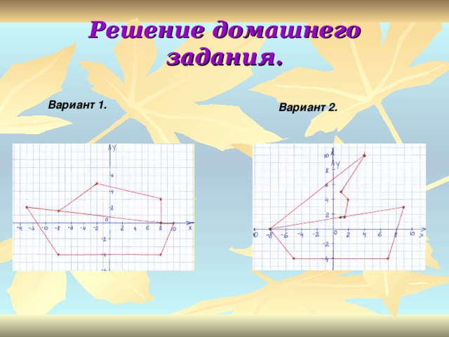 Решение домашнего задания. Вариант 1. Вариант 2.