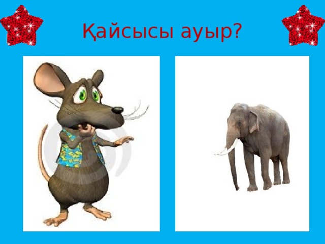 Қайсысы ауыр?