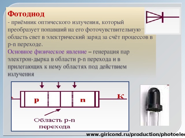 В основе преобразования оптического изображения в электрический сигнал лежит