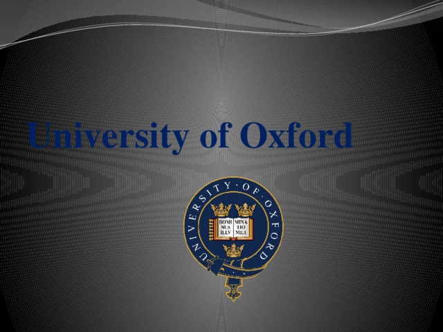 University of Oxford