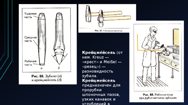 Крейцме́йсель (от нем. Kreuz — «крест» и Meißel — «резец») — разновидность зубила. Крейцмейсель предназначен для прорубки шпоночных пазов, узких канавок и углублений в твёрдых материалах.