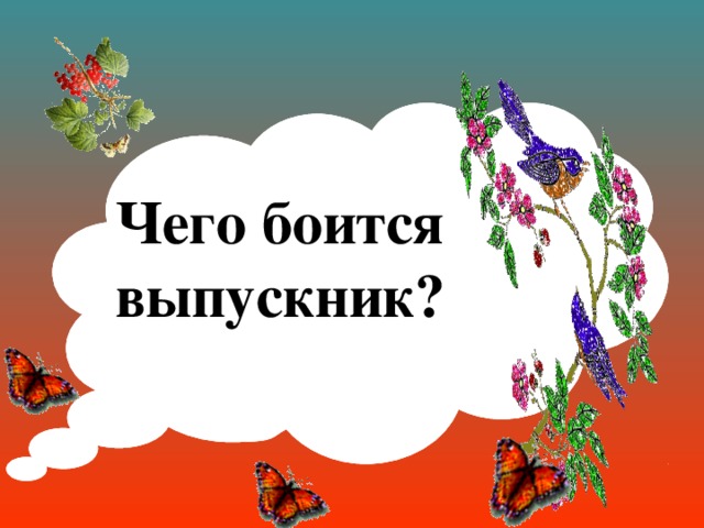 Чего боится выпускник?