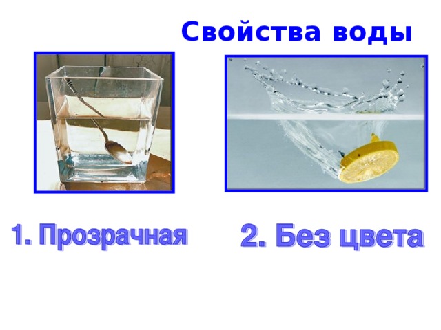 Свойства воды