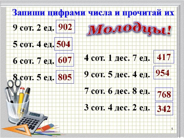 Математика сравнение трехзначных чисел