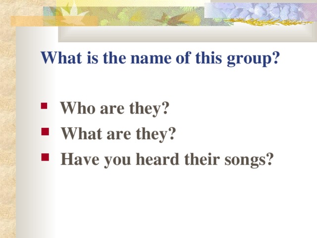 What is the name of this group?