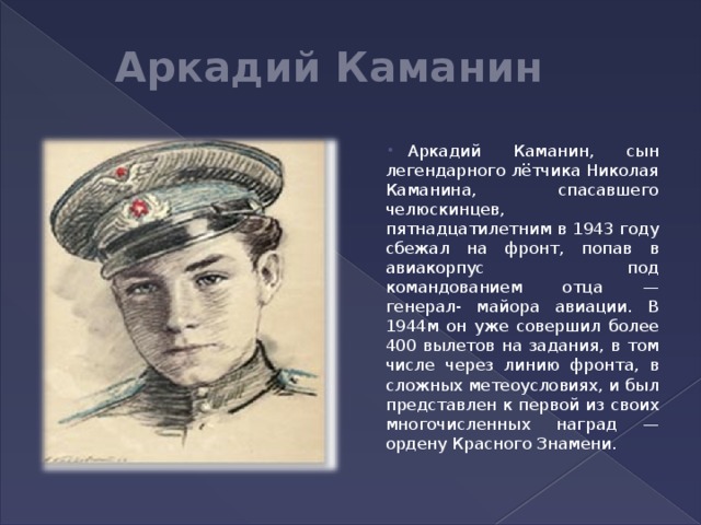 Аркадий Каманин